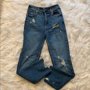 Free People straight leg jeans